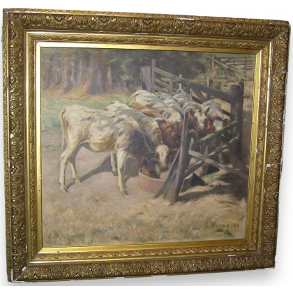 Tableau \"Les petits veaux\".