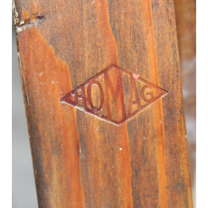 7-rung wooden ladder, HOMAG