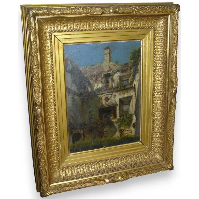 Paintings | Painting: ‘Château de Blonay’. Moinat SA  – Antiques and home décor