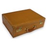Leather suitcase