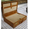 Leather suitcase