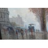 Tableau \"Ville d\'Italie\" signé A. CATTI
