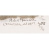 Gravure "Sangliers" signée Robert HAINARD