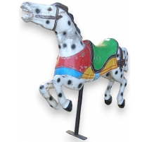 Carousel horse painted.