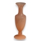 Vase en opaline rose