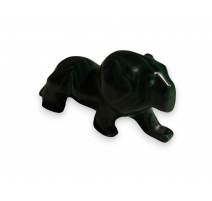 Lion en malachite