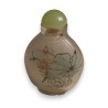 Chinese glass snuff box, ‘Blue Flower’