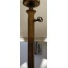 Lampe sur pied tripode en laiton