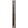 Canne pommeau en ivoire sculpté buste de femme