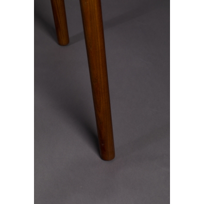 FINN desk in ash wood and green velvet