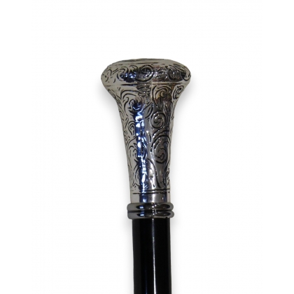 Sword-style walking stick with a silver Scudo pommel