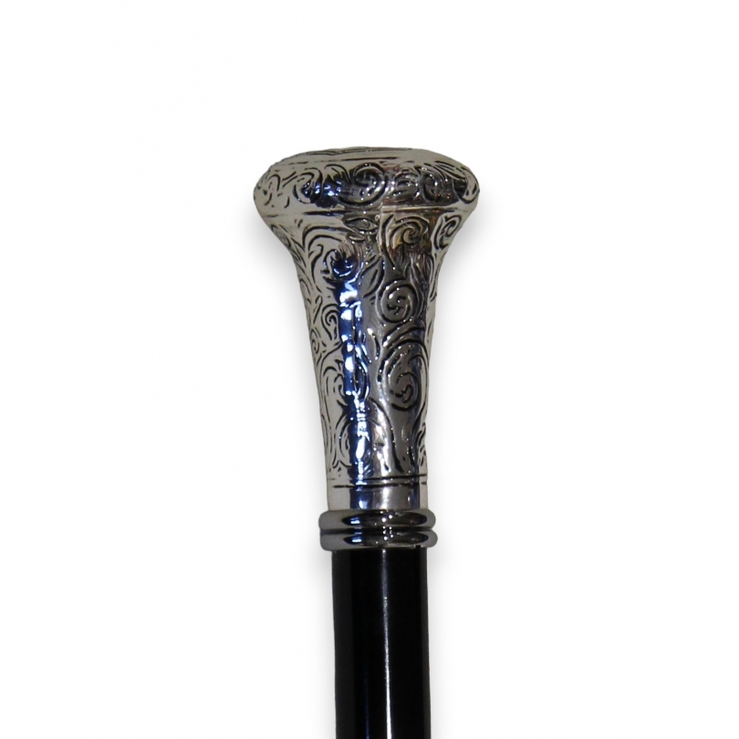 Sword-style walking stick with a silver Scudo pommel