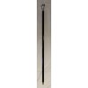 Sword-style walking stick with a silver Scudo pommel
