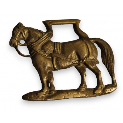 Boucle de harnais en laiton \"Cheval\"