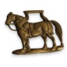 Brass harness buckle ‘Horse’
