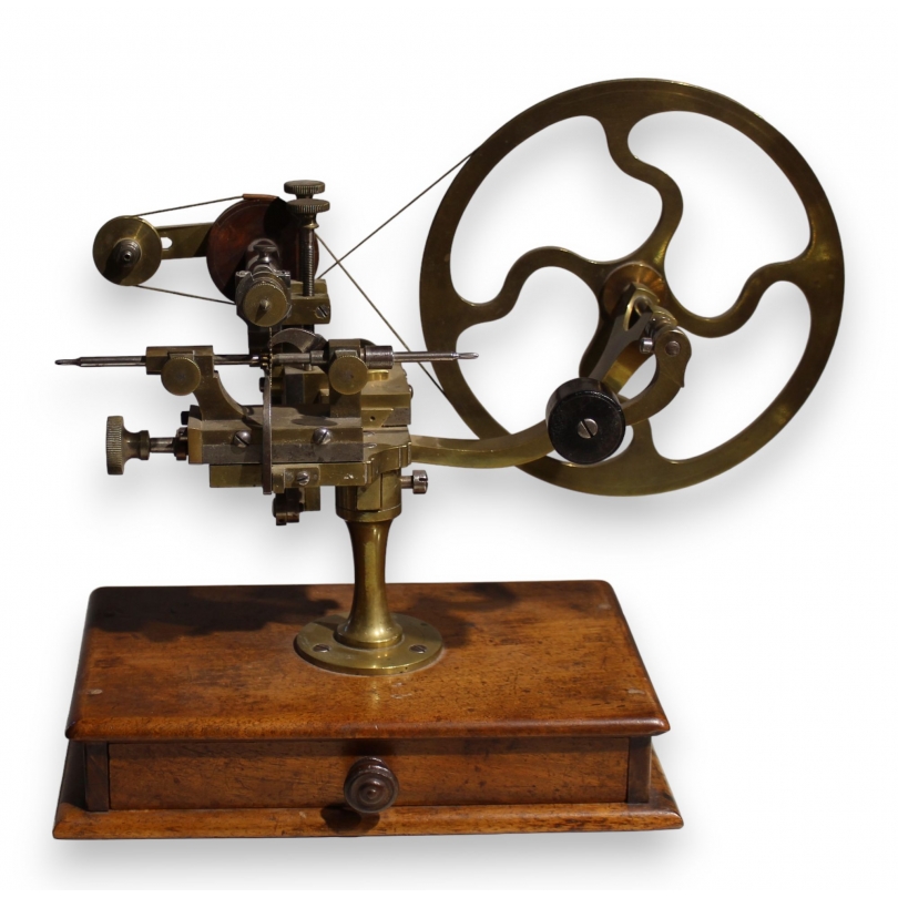Watchmaker’s rounding lathe