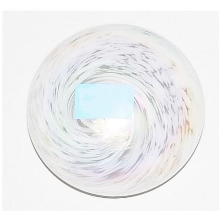 Iridescent glass sulphide