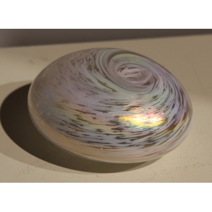 Iridescent glass sulphide