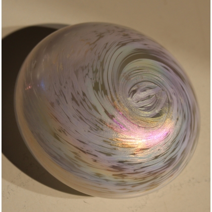 Iridescent glass sulphide