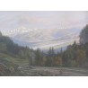 Gouache "Col de la Faucille".  sur Moinat SA  - Antiquités décoration -  Gouaches, Aquarelles, Pastels