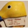 Pichet Canard jaune bleu signé SANDOZ