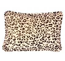 Coussin léopard rectangulaire