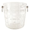 Cut crystal ice bucket