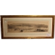 Gravure "Vue générale d'Yverdon"