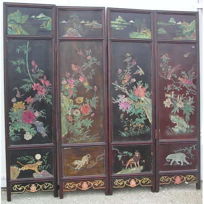 Folding screen. at  Moinat SA  - Antiques and home décor