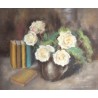 Pastel "Bouquet de roses" signé J. SCHMID-L'EPLATTENIER