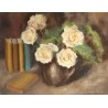 Pastel "Bouquet de roses" signé J. SCHMID-L'EPLATTENIER