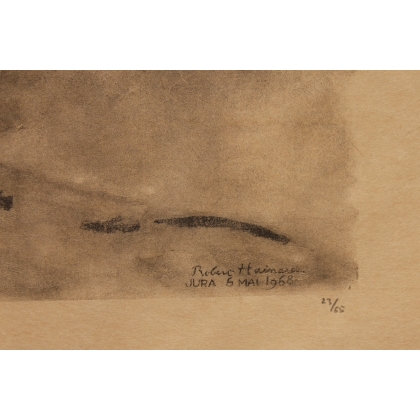 Gravure "Grand Coq" signée Robert HAINARD