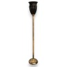  Lampe halogène "Terra" noire et or sur  Moinat SA  - Antiquités décoration