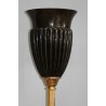  Lampe halogène "Terra" noire et or sur  Moinat SA  - Antiquités décoration