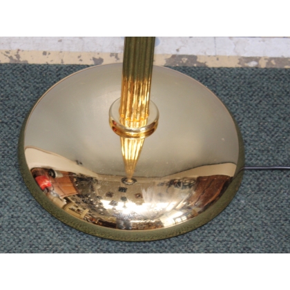  Lampe halogène "Terra" noire et or sur  Moinat SA  - Antiquités décoration