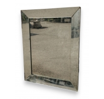 Miroir rectangulaire marqué MF Saint-Etienne