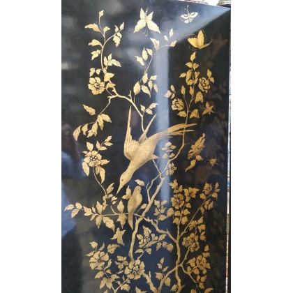 'Golden Birds' 4-panel folding screen