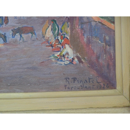 Paintings | Painting entitled ‘Morocco’, signed. Moinat SA  – Antiques and home décor