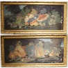 A pair of paintings entitled ‘Still Lifes with Fruit’