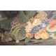 Paire de tableaux "Natures mortes aux fruits"