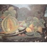 A pair of paintings entitled ‘Still Lifes with Fruit’
