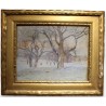 Tableau \"Paysage d\'hiver\" signé HOLLENBERG 08
