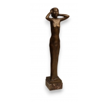 Bronze "Femme" signé R. DEVANTHÉRY