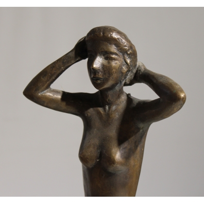 Bronze \"Femme\" signé R. DEVANTHÉRY
