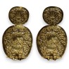 A pair of brass wall lights by HELLSTRÖM NYKÖPING