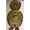 A pair of brass wall lights by HELLSTRÖM NYKÖPING