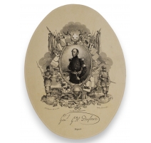 Gravure "Général Dufour" par RENNER