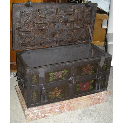 Floor-standing safe. From  Moinat SA  - Antiques and home décor