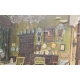 Tableau "Le grand salon de Roscoff" par AUBERT