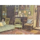 Tableau "Le grand salon de Roscoff" par AUBERT